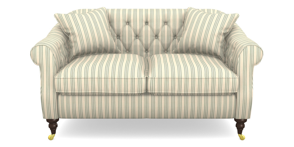 Product photograph of Abbotsbury 2 5 Seater Sofa In Cloth 22 - Racing Stripes Ayr - Mint from Sofas and Stuff Limited