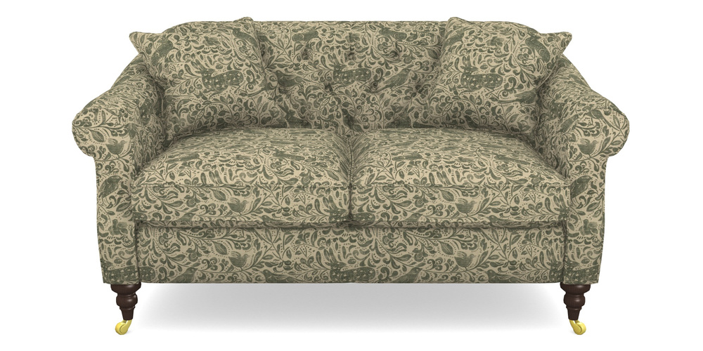 Product photograph of Abbotsbury 2 5 Seater Sofa In V A Drawn From Nature - Bird And Rabbit - Dark Green from Sofas and Stuff Limited