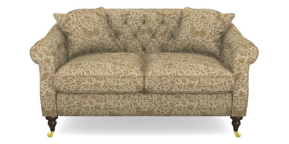 Product photograph of Abbotsbury 2 5 Seater Sofa In V A Drawn From Nature - Bird And Rabbit - Gold from Sofas and Stuff Limited