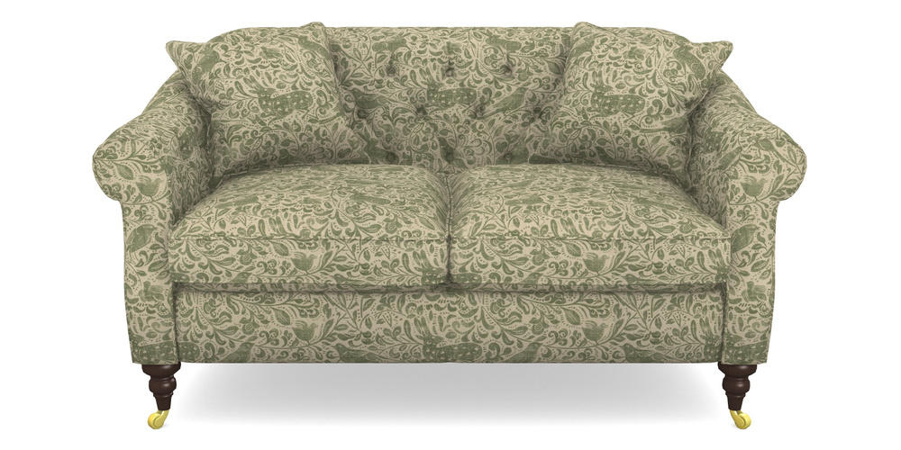 Product photograph of Abbotsbury 2 5 Seater Sofa In V A Drawn From Nature - Bird And Rabbit - Light Green from Sofas and Stuff Limited