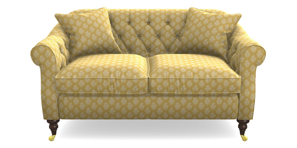 Product photograph of Abbotsbury 2 5 Seater Sofa In Cloth 21 - Coral 1 - Canary from Sofas and Stuff Limited