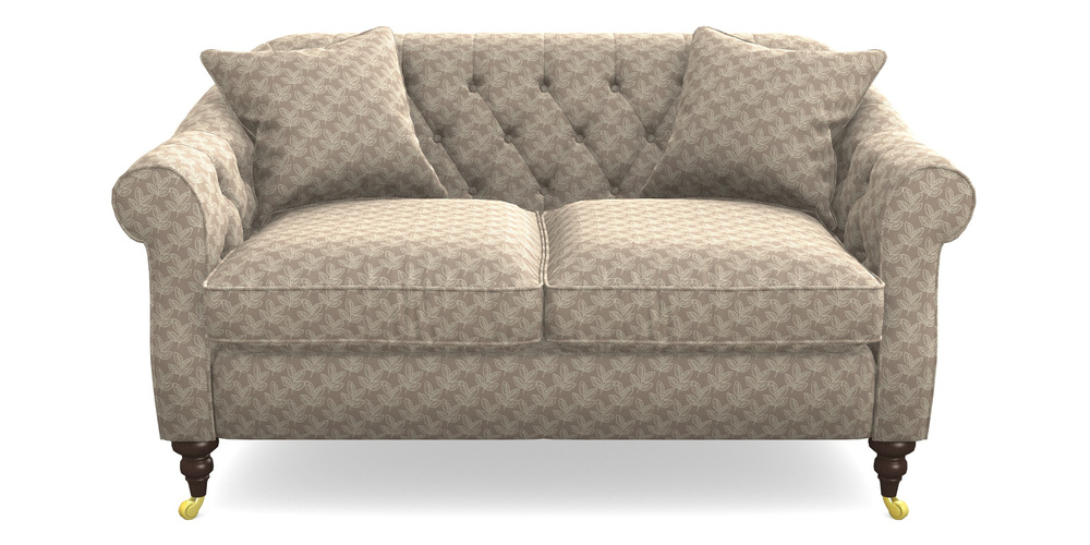 Product photograph of Abbotsbury 2 5 Seater Sofa In Cloth 21 - Decorative Leaf - Beech from Sofas and Stuff Limited