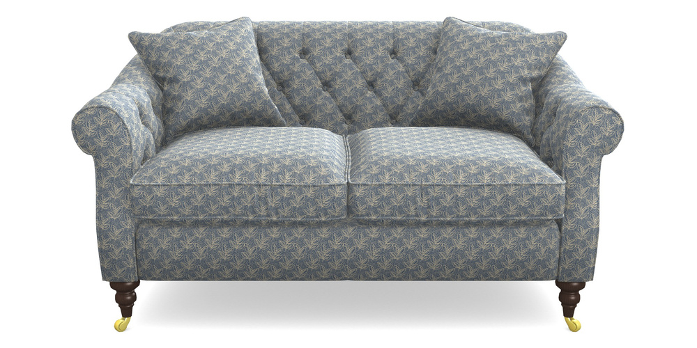 Product photograph of Abbotsbury 2 5 Seater Sofa In Cloth 21 - Decorative Leaf - Bilberry from Sofas and Stuff Limited