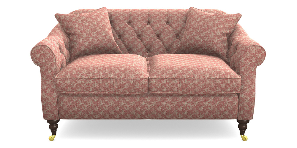 Product photograph of Abbotsbury 2 5 Seater Sofa In Cloth 21 - Decorative Leaf - Ginger Snap from Sofas and Stuff Limited