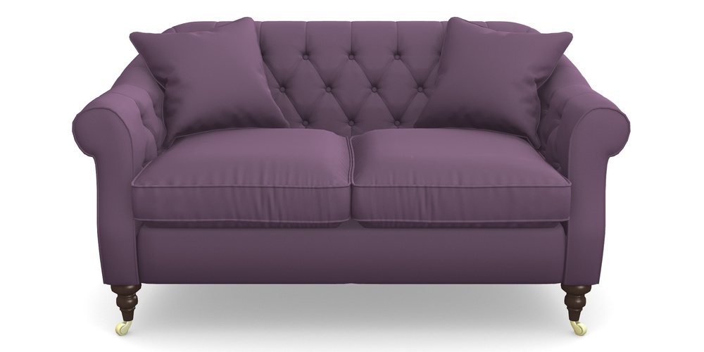 Product photograph of Abbotsbury 2 5 Seater Sofa In Clever Glossy Velvet - Blackcurrant from Sofas and Stuff Limited