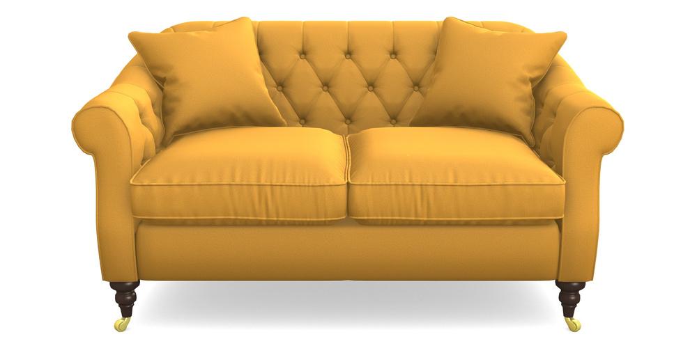 Product photograph of Abbotsbury 2 5 Seater Sofa In Clever Glossy Velvet - Fools Gold from Sofas and Stuff Limited