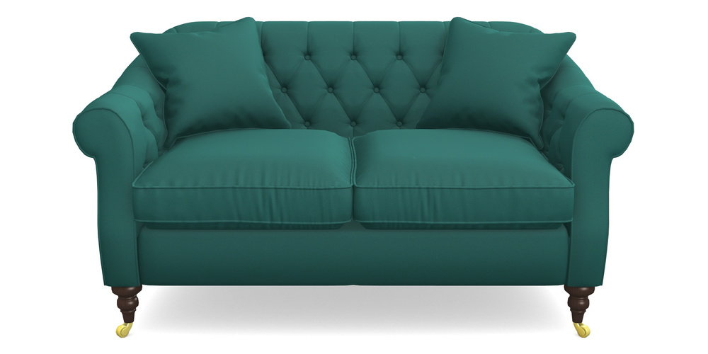Product photograph of Abbotsbury 2 5 Seater Sofa In Clever Glossy Velvet - Kingfisher from Sofas and Stuff Limited