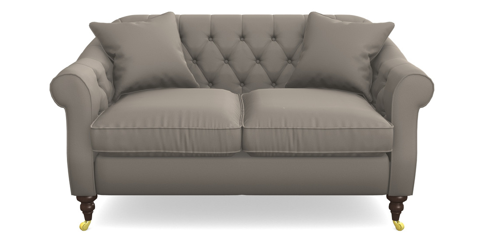 Product photograph of Abbotsbury 2 5 Seater Sofa In Clever Glossy Velvet - Mole from Sofas and Stuff Limited