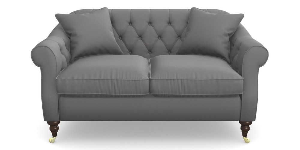 Product photograph of Abbotsbury 2 5 Seater Sofa In Clever Glossy Velvet - Shadow from Sofas and Stuff Limited