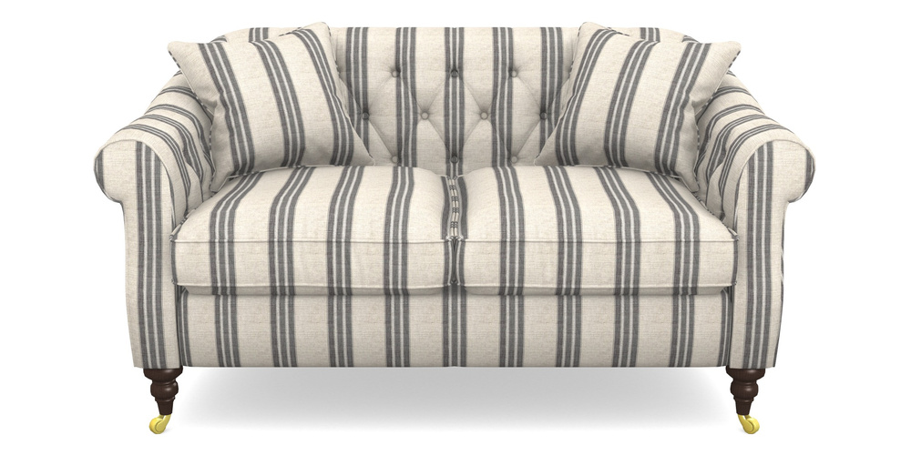 Product photograph of Abbotsbury 2 5 Seater Sofa In Cloth 18 Stripes - Bengal - Bible Black from Sofas and Stuff Limited