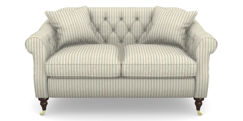 Product photograph of Abbotsbury 2 5 Seater Sofa In Cloth 18 Stripes - Ticking - Basil from Sofas and Stuff Limited