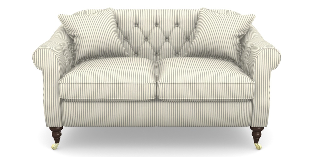 Product photograph of Abbotsbury 2 5 Seater Sofa In Cotton Stripe - Airforce from Sofas and Stuff Limited