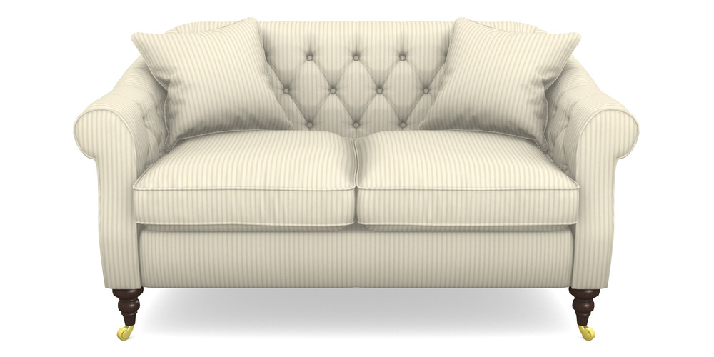 Product photograph of Abbotsbury 2 5 Seater Sofa In Cotton Stripe - Grey from Sofas and Stuff Limited