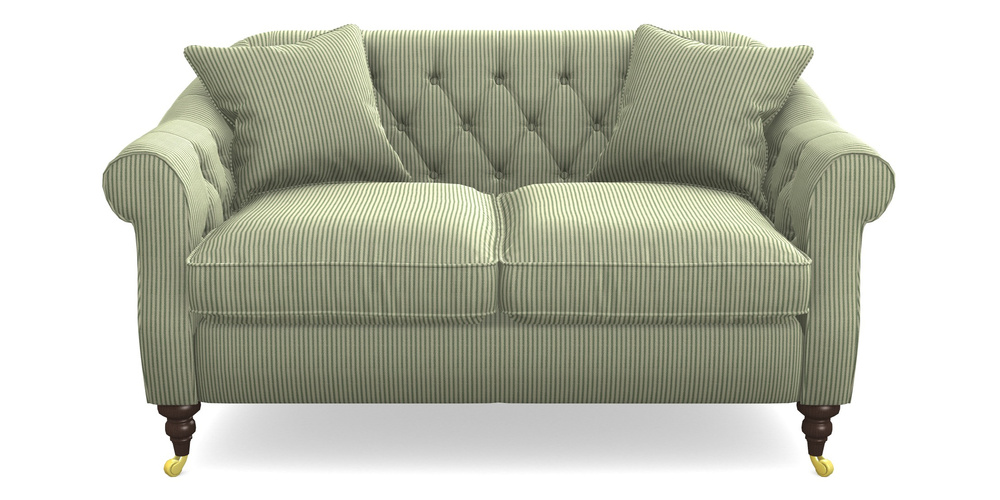 Product photograph of Abbotsbury 2 5 Seater Sofa In Cloth 21 - Simple Stripe - Forest from Sofas and Stuff Limited