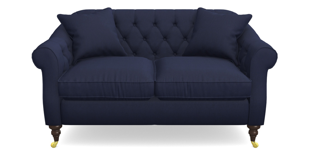 Product photograph of Abbotsbury 2 5 Seater Sofa In Clever Tough And Eco Velvet - Indigo from Sofas and Stuff Limited