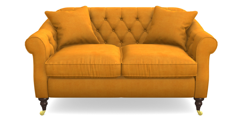 Product photograph of Abbotsbury 2 5 Seater Sofa In Clever Tough And Eco Velvet - Spice from Sofas and Stuff Limited