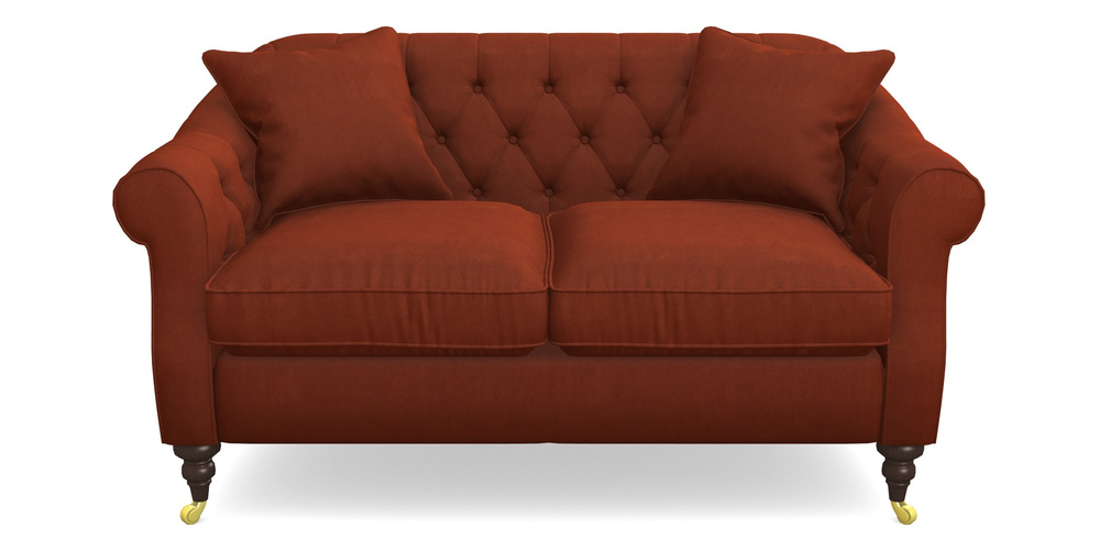 Product photograph of Abbotsbury 2 5 Seater Sofa In Clever Tough And Eco Velvet - Tawny from Sofas and Stuff Limited