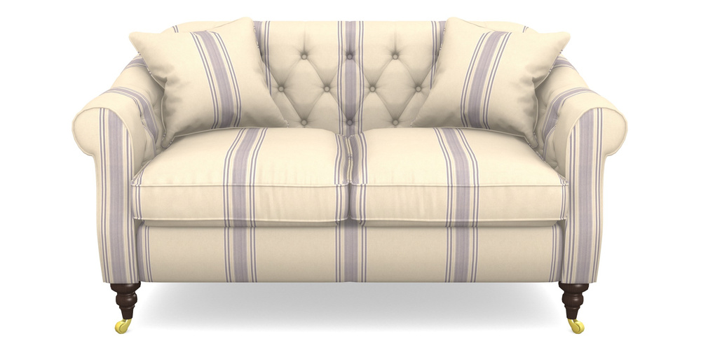 Product photograph of Abbotsbury 2 5 Seater Sofa In Cloth 22 - Racing Stripes Cheltenham - Blueberry from Sofas and Stuff Limited