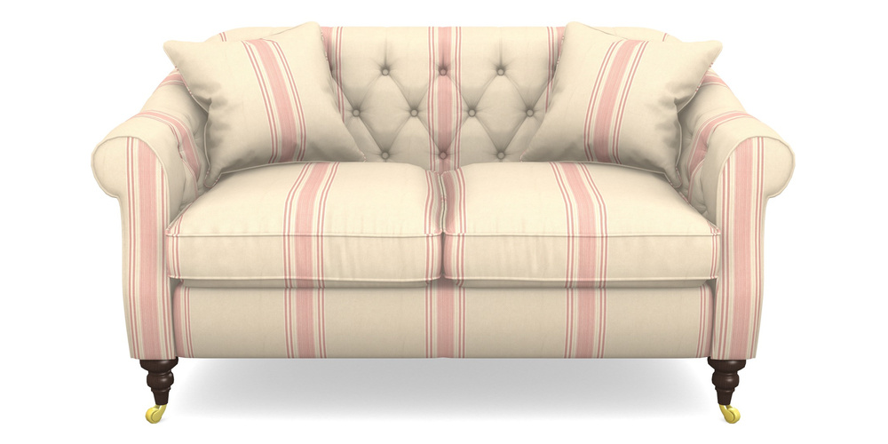 Product photograph of Abbotsbury 2 5 Seater Sofa In Cloth 22 - Racing Stripes Cheltenham - Cherry from Sofas and Stuff Limited