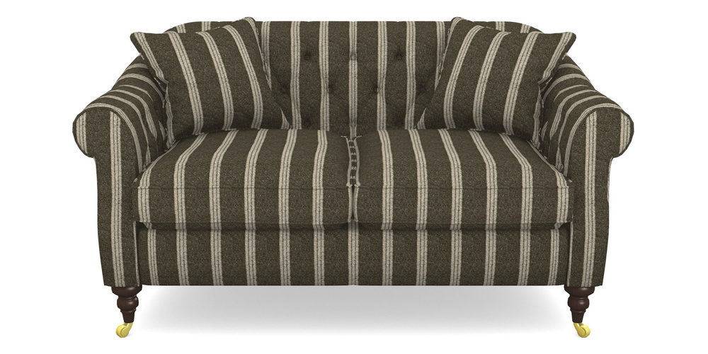 Product photograph of Abbotsbury 2 5 Seater Sofa In Cloth 20 - Design 2 - Olive Stripe from Sofas and Stuff Limited