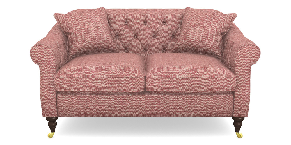 Product photograph of Abbotsbury 2 5 Seater Sofa In Dundee Herringbone - Rose from Sofas and Stuff Limited