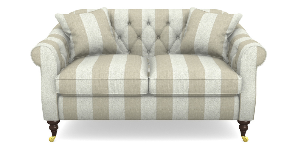 Product photograph of Abbotsbury 2 5 Seater Sofa In Dovedale Linen Stripe - Chalk from Sofas and Stuff Limited