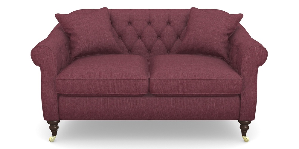 Product photograph of Abbotsbury 2 5 Seater Sofa In Easy Clean Plain - Chianti from Sofas and Stuff Limited