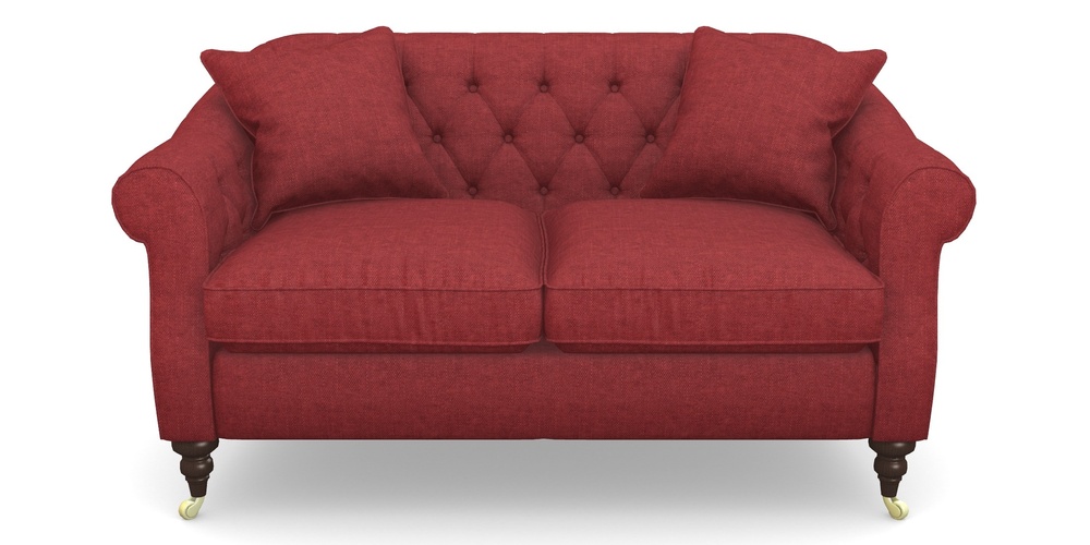 Product photograph of Abbotsbury 2 5 Seater Sofa In Easy Clean Plain - Claret from Sofas and Stuff Limited