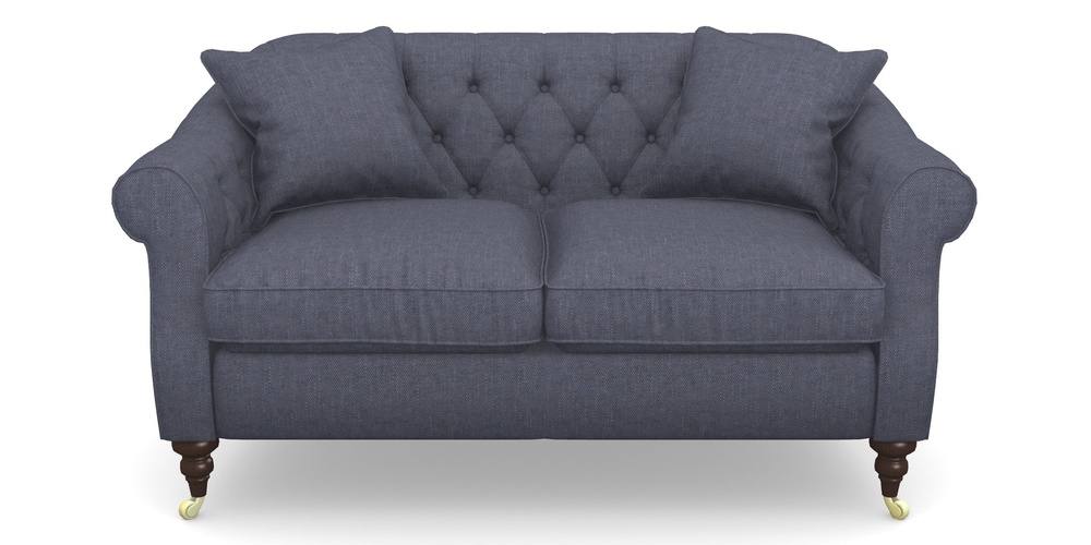 Product photograph of Abbotsbury 2 5 Seater Sofa In Easy Clean Plain - Navy from Sofas and Stuff Limited