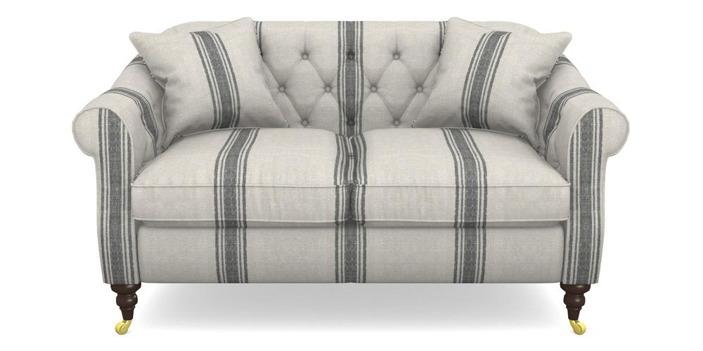 Product photograph of Abbotsbury 2 5 Seater Sofa In Flemish Stripe - Flemish Black from Sofas and Stuff Limited