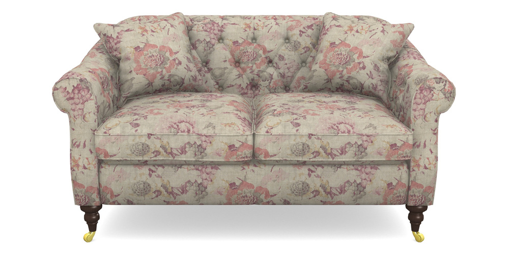 Product photograph of Abbotsbury 2 5 Seater Sofa In Floral Linen - Faith Antique Sangria from Sofas and Stuff Limited