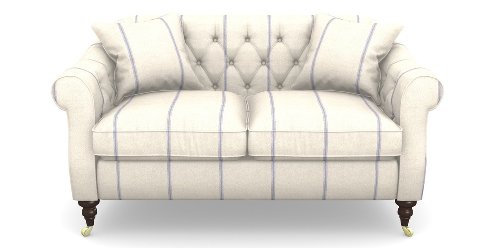 Product photograph of Abbotsbury 2 5 Seater Sofa In Grain Sack Stripe - Blue from Sofas and Stuff Limited