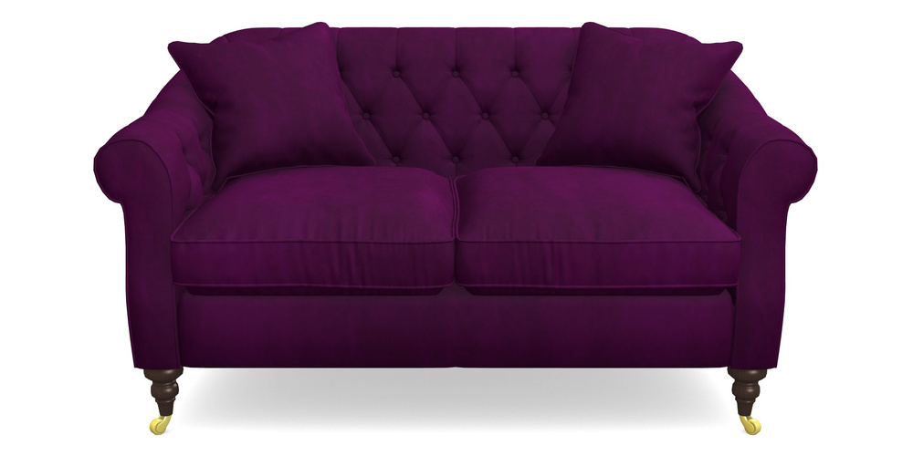 Product photograph of Abbotsbury 2 5 Seater Sofa In House Clever Velvet - Aubergine from Sofas and Stuff Limited