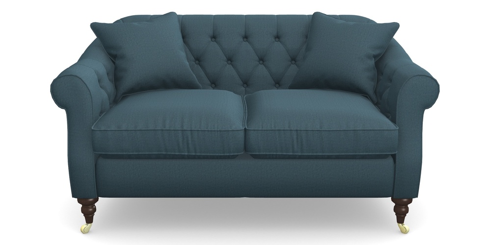 Product photograph of Abbotsbury 2 5 Seater Sofa In House Velvet - Petrol from Sofas and Stuff Limited