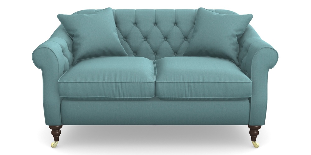 Product photograph of Abbotsbury 2 5 Seater Sofa In House Velvet - Wedgewood from Sofas and Stuff Limited