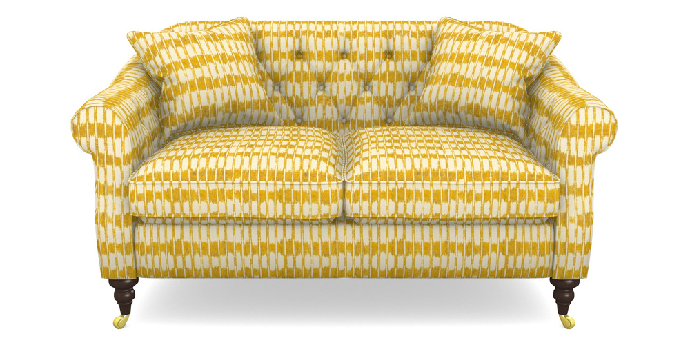 Product photograph of Abbotsbury 2 5 Seater Sofa In V A Brompton Collection - Ikat - Corn from Sofas and Stuff Limited
