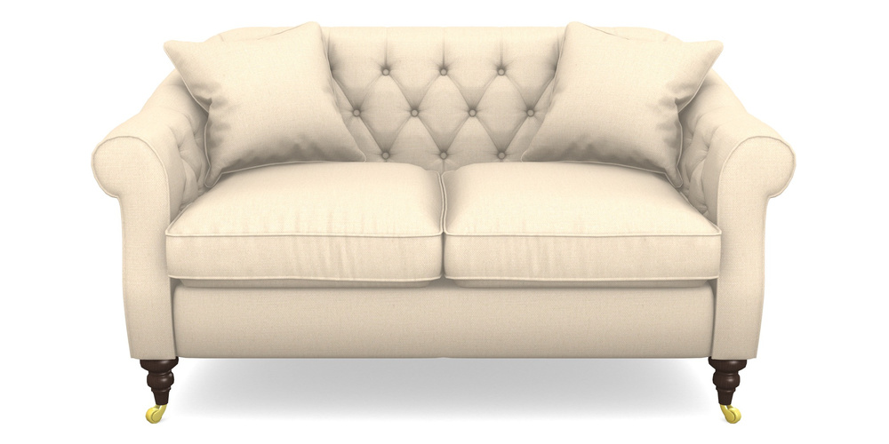 Product photograph of Abbotsbury 2 5 Seater Sofa In Plain Linen Cotton - Rice Pudding from Sofas and Stuff Limited