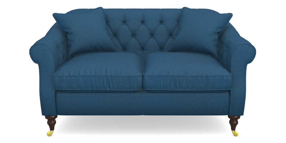 Product photograph of Abbotsbury 2 5 Seater Sofa In Plain Linen Cotton - Royal Blue from Sofas and Stuff Limited