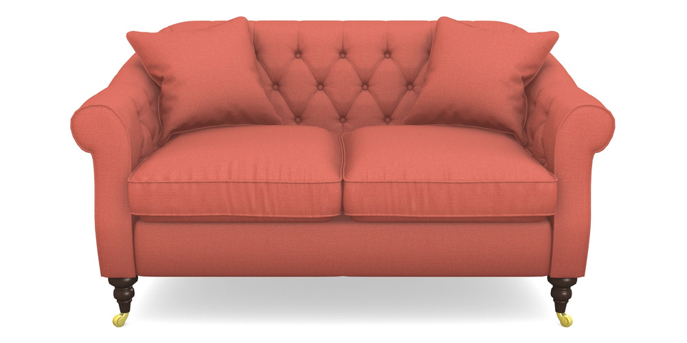 Product photograph of Abbotsbury 2 5 Seater Sofa In Plain Linen Cotton - Tequila Sunset from Sofas and Stuff Limited