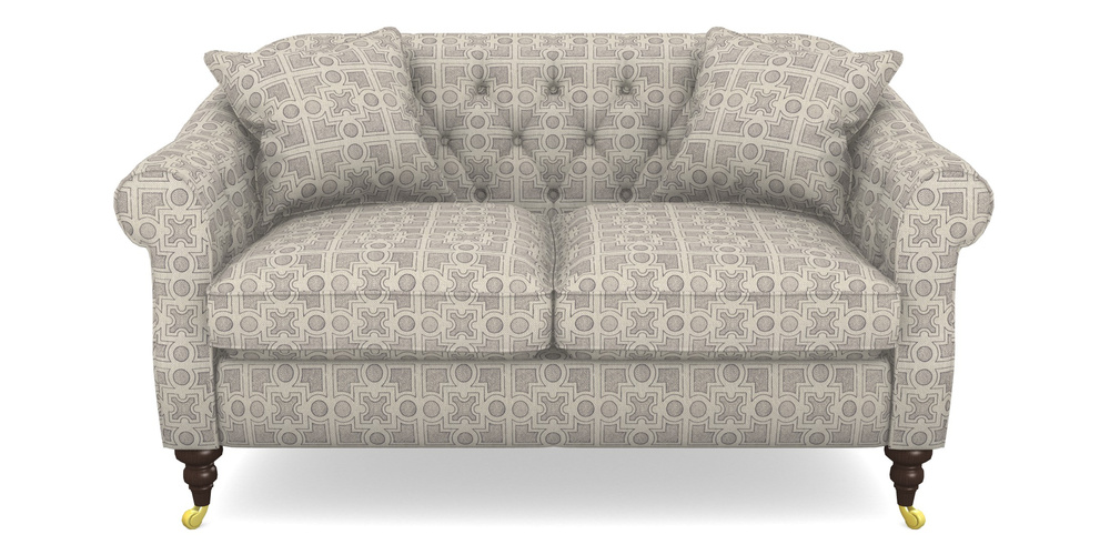 Product photograph of Abbotsbury 2 5 Seater Sofa In Rhs Collection - Small Knot Garden Cotton Weave - Grey from Sofas and Stuff Limited