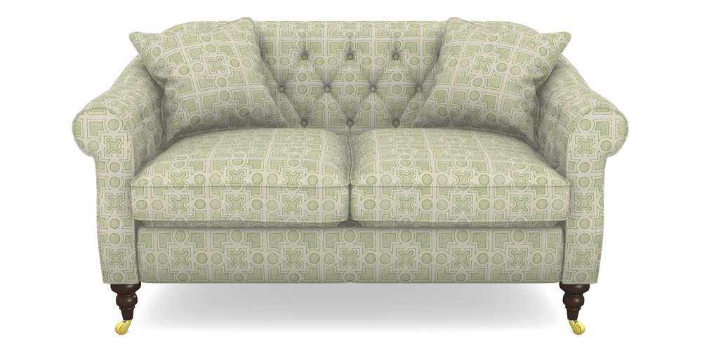 Product photograph of Abbotsbury 2 5 Seater Sofa In Rhs Collection - Small Knot Garden Cotton Weave - Green from Sofas and Stuff Limited