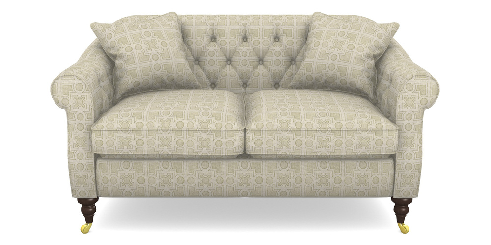 Product photograph of Abbotsbury 2 5 Seater Sofa In Rhs Collection - Small Knot Garden Cotton Weave - Olive from Sofas and Stuff Limited