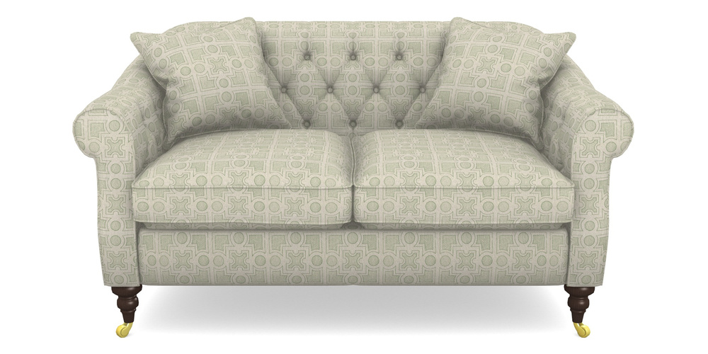 Product photograph of Abbotsbury 2 5 Seater Sofa In Rhs Collection - Small Knot Garden Cotton Weave - Pistachio from Sofas and Stuff Limited
