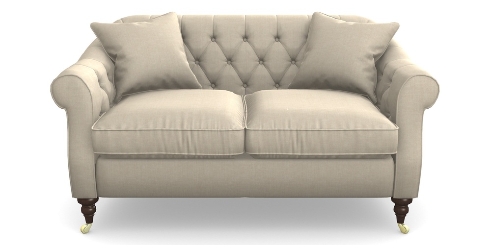 Product photograph of Abbotsbury 2 5 Seater Sofa In Super Soft Velvet - Hessian from Sofas and Stuff Limited