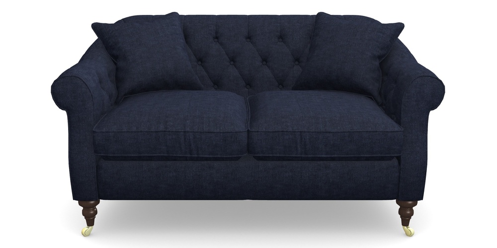 Product photograph of Abbotsbury 2 5 Seater Sofa In Super Soft Velvet - Navy from Sofas and Stuff Limited