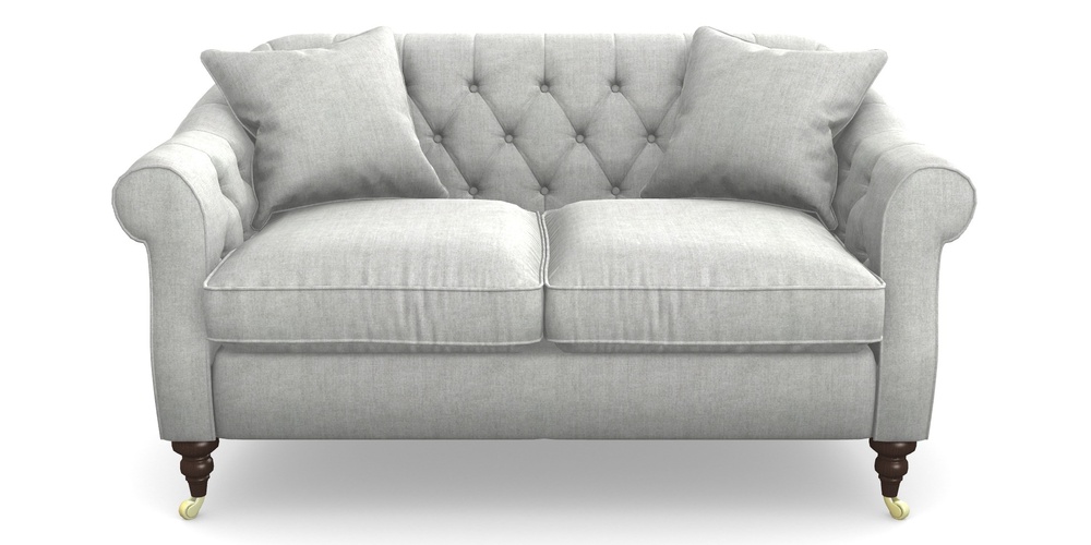 Product photograph of Abbotsbury 2 5 Seater Sofa In Super Soft Velvet - Silver from Sofas and Stuff Limited