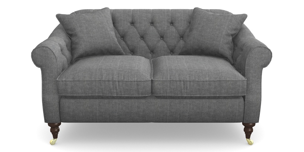 Product photograph of Abbotsbury 2 5 Seater Sofa In Super Soft Velvet - Steel from Sofas and Stuff Limited