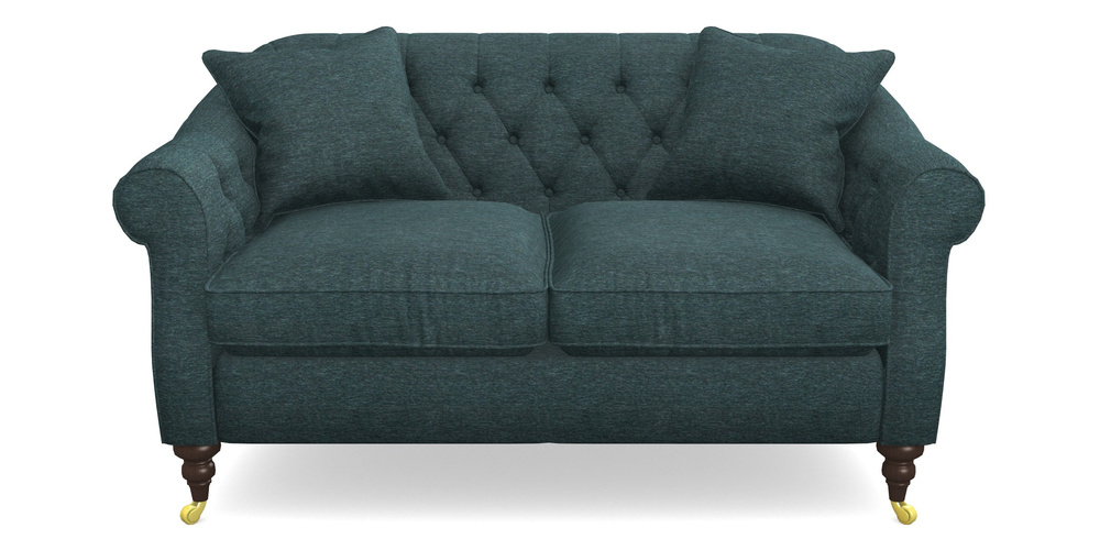 Product photograph of Abbotsbury 2 5 Seater Sofa In Textured Velvet - Atlantic from Sofas and Stuff Limited