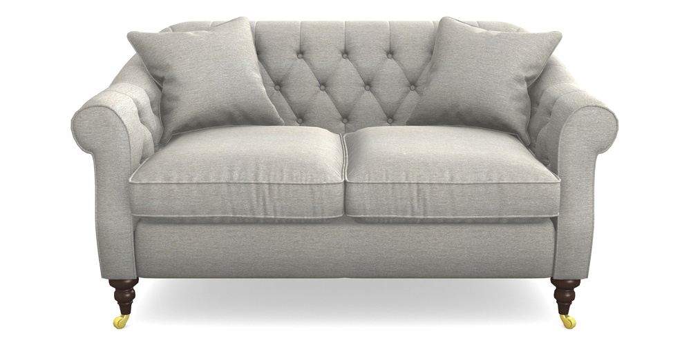 Product photograph of Abbotsbury 2 5 Seater Sofa In Textured Velvet - Silver from Sofas and Stuff Limited
