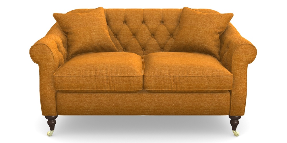 Product photograph of Abbotsbury 2 5 Seater Sofa In Textured Velvet - Turmeric from Sofas and Stuff Limited